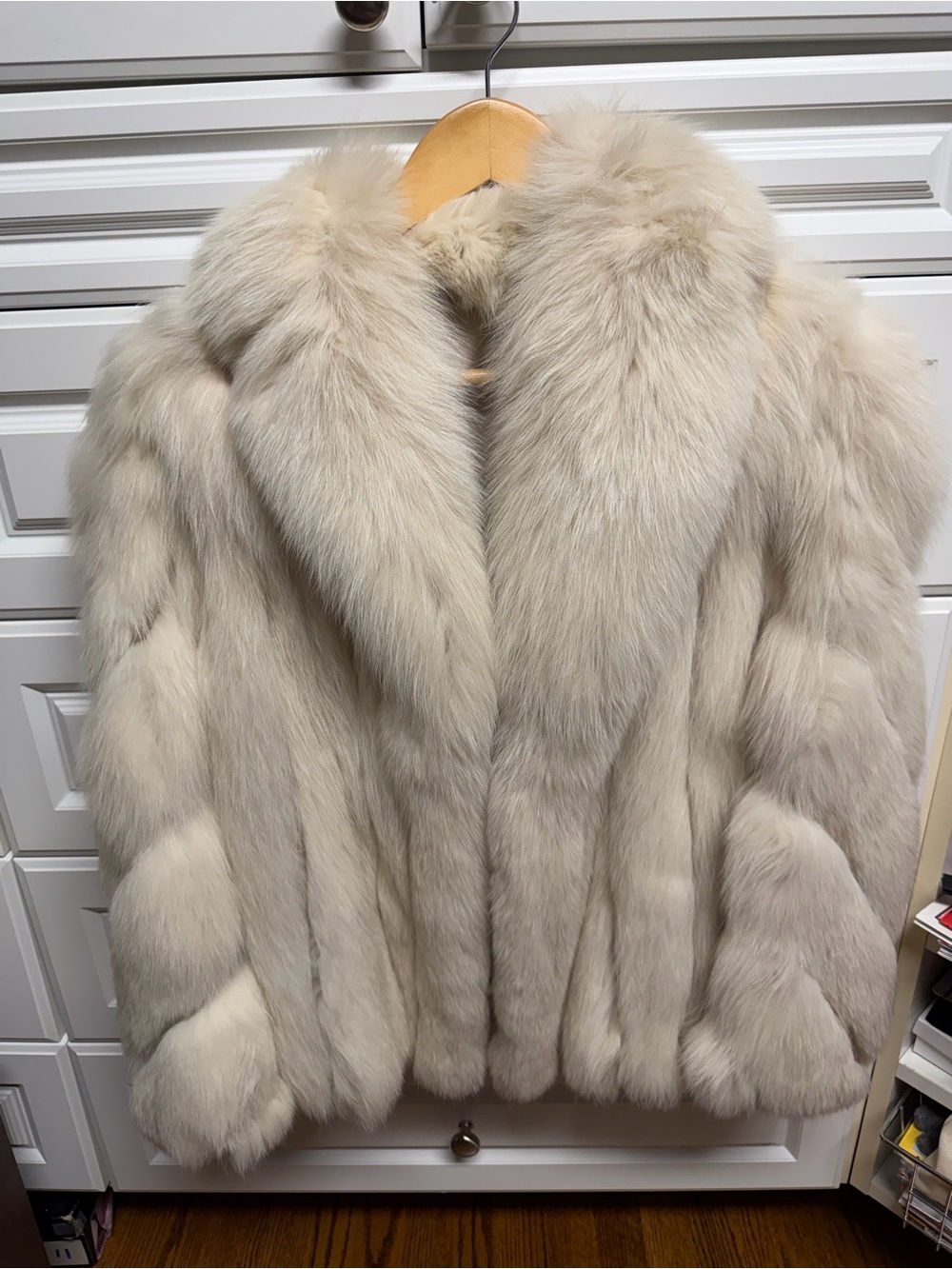 Chloé fox fur coat